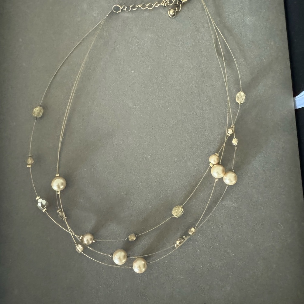 Lia Sophia Gold Multi-Strand Necklace